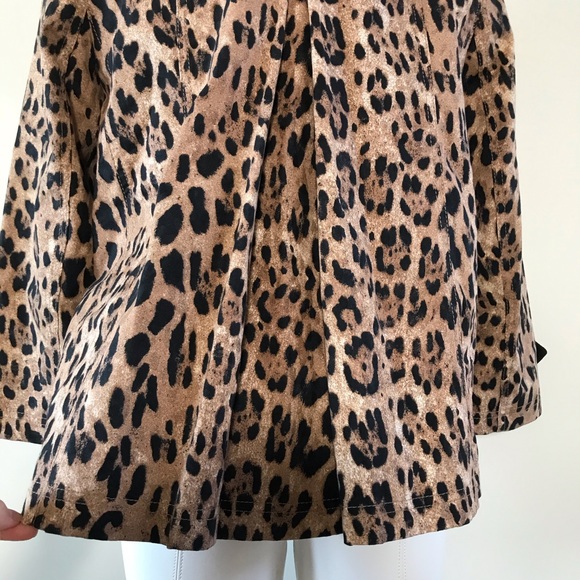 WHBM Leopard Print Swing Jacket - Picture 11 of 13